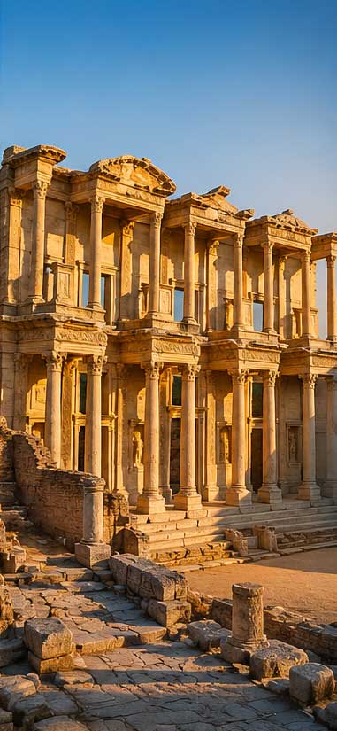 Ruinas históricas de Éfeso en Turquía